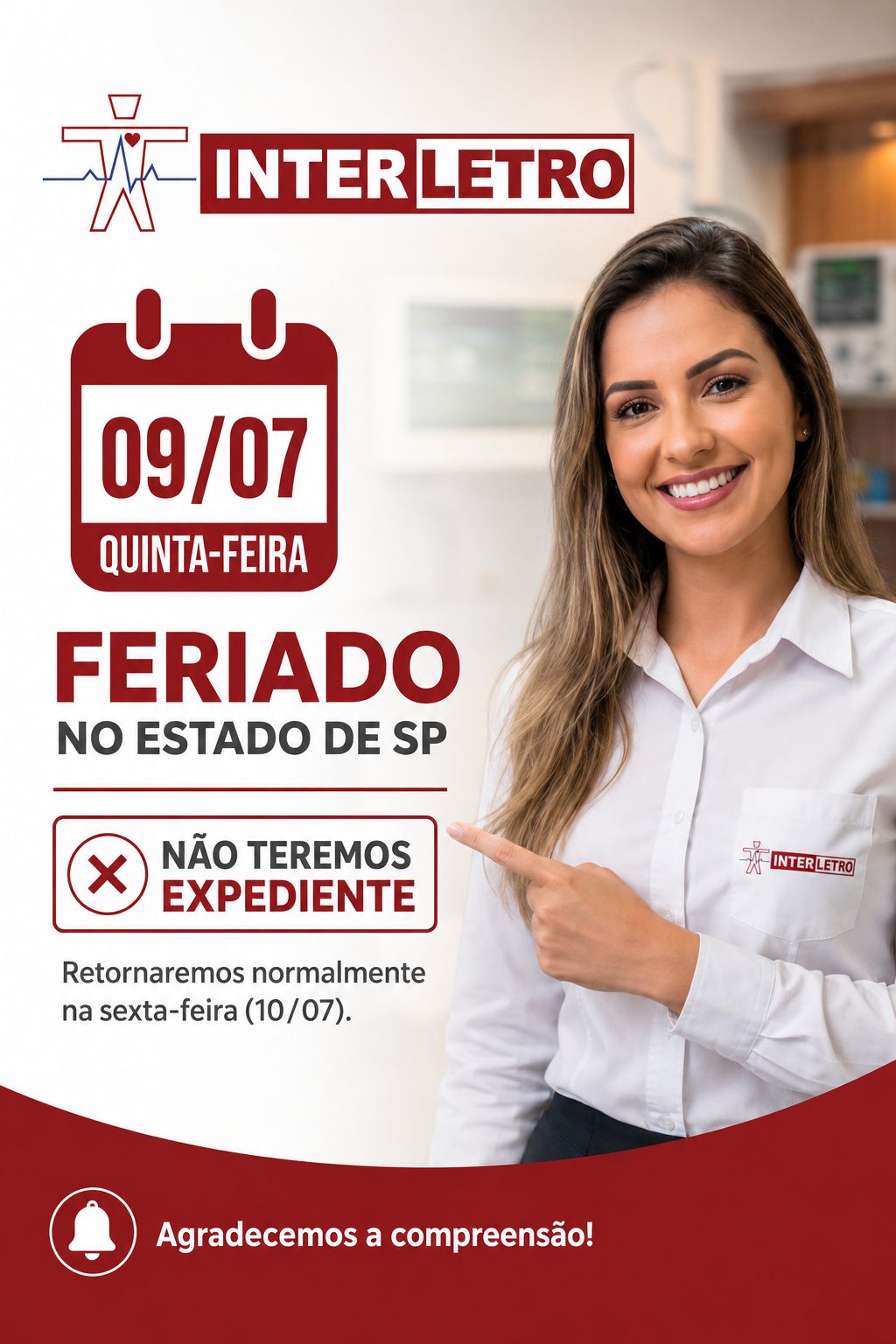Feriado 09 de Julho